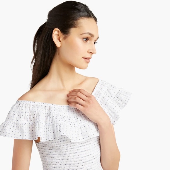 💜 Hill House Home Nap Dress Akilah Smocked Dress - Picture 2 of 6